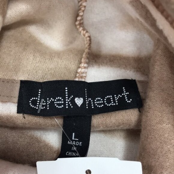 Derek Heart Juniors' Drawstring Cowl Neck Fleece Pullover - Picture 4 of 5